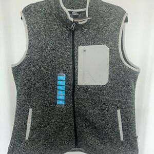 NWT Eddie Bauer Marled Ebony Lightweight Vest Women’s Size XL